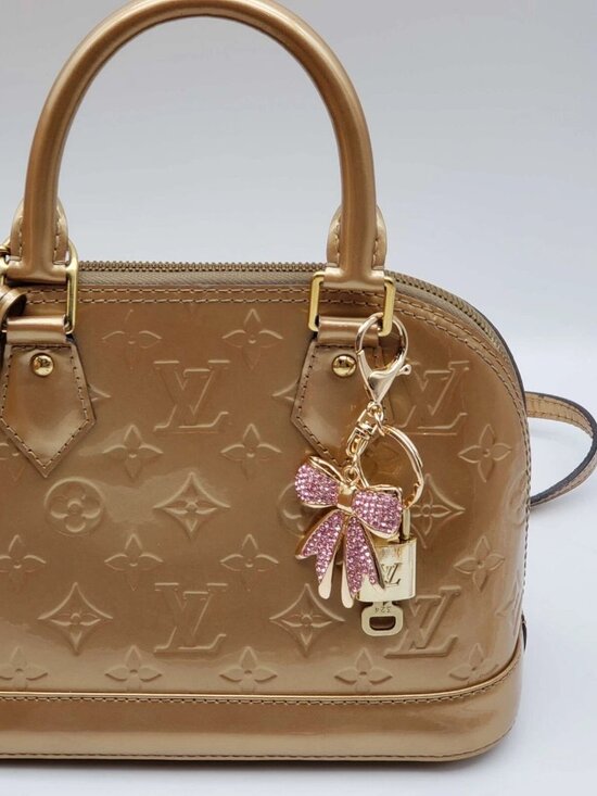 Authentic Louis Vuitton Lock & Key with unbranded Bagcharm, Keycharm, Keychain - Picture 3 of 5